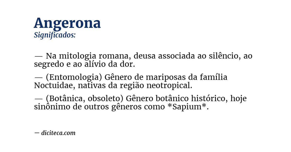 Significado de angerona