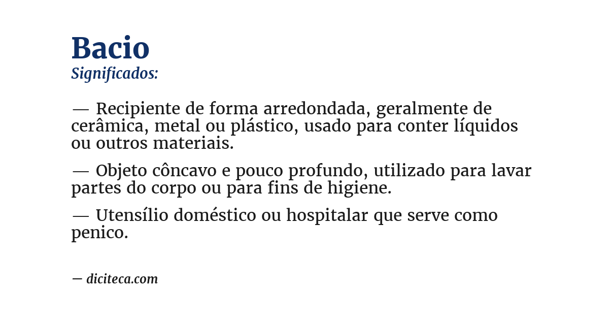 Significado de bacio