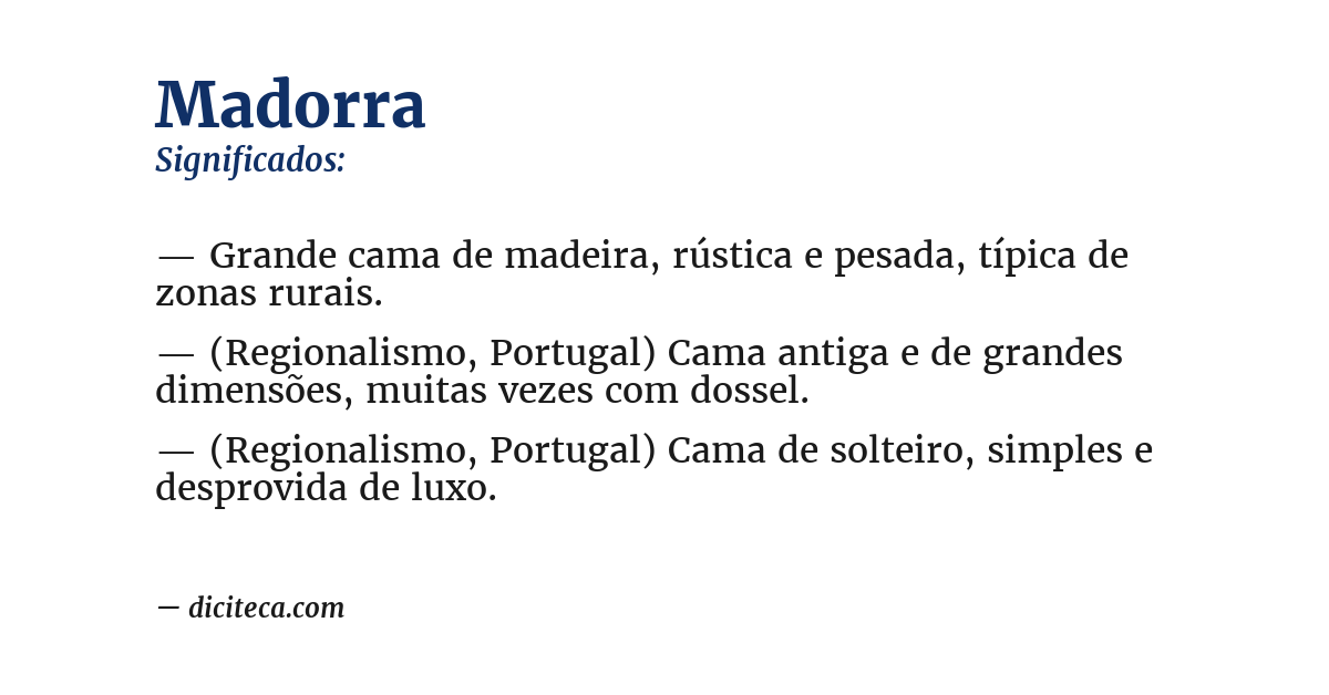 Significado de madorra