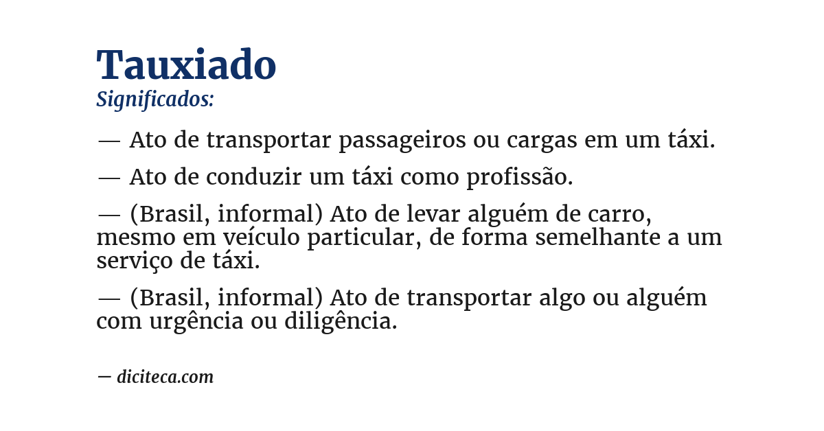 Significado de tauxiado