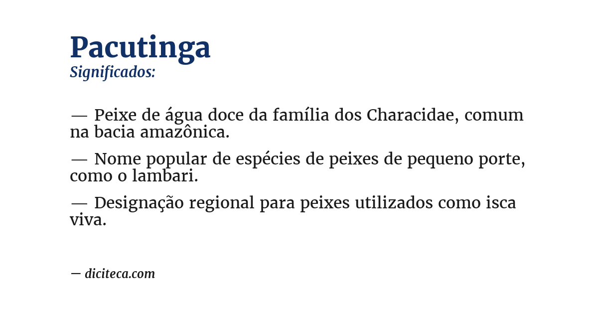 Significado de pacutinga