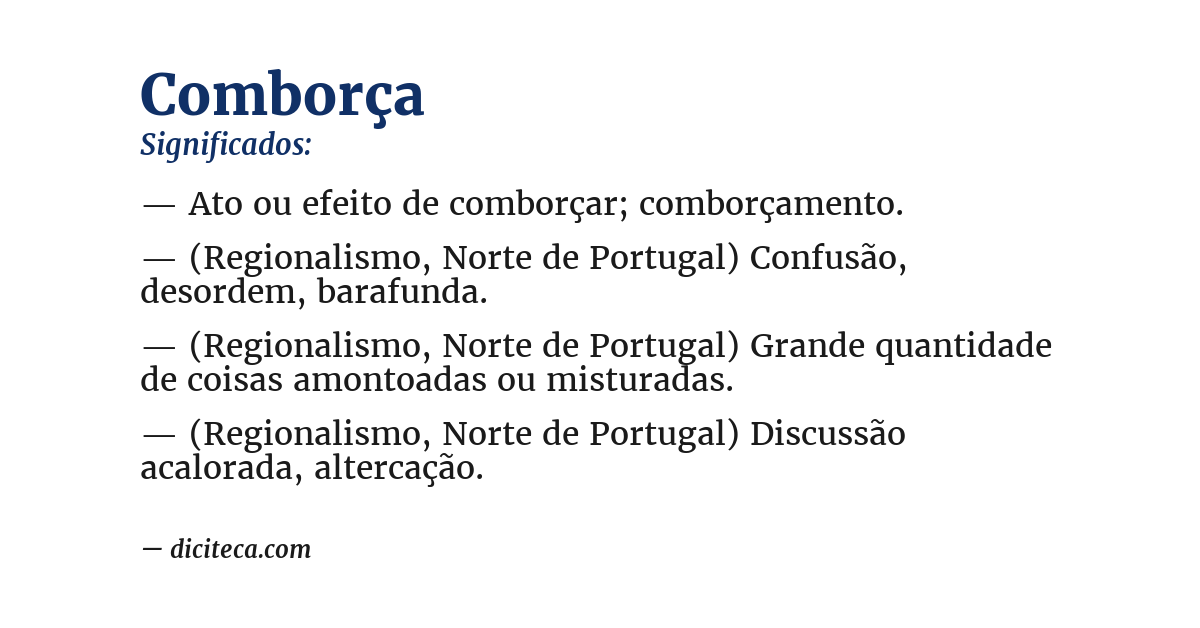 Significado de comborça