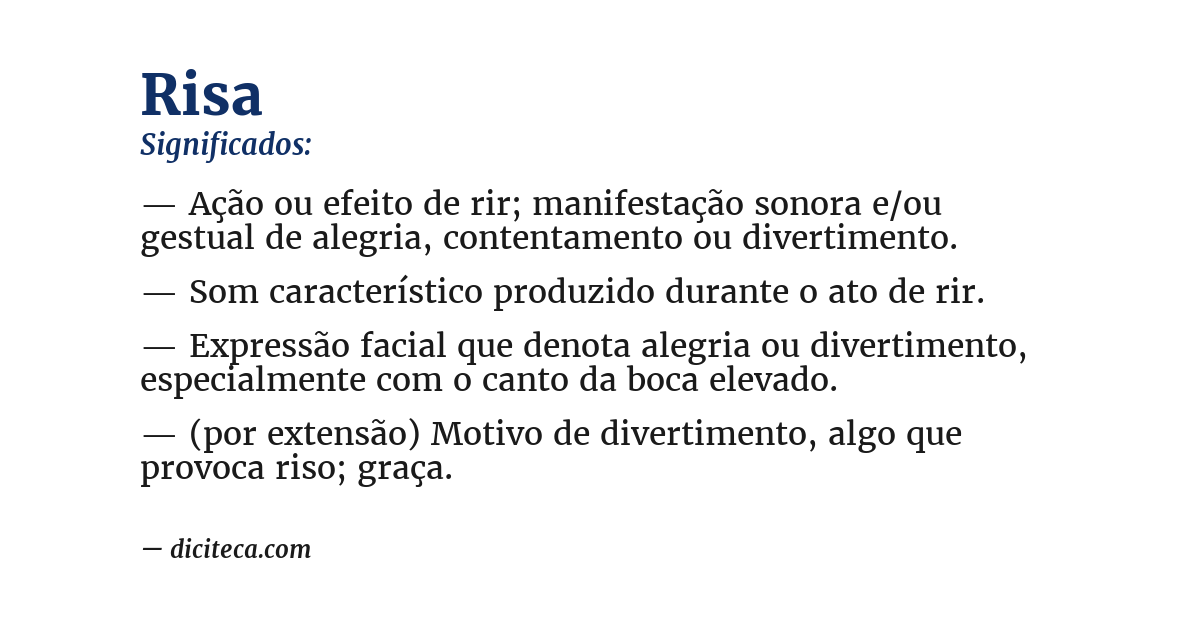 Significado de risa