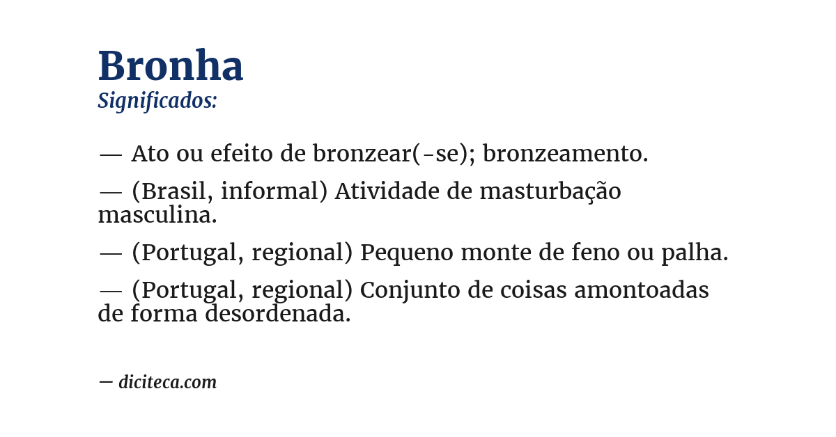 Significado de bronha
