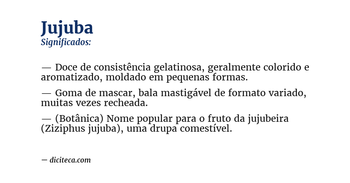 Significado de jujuba