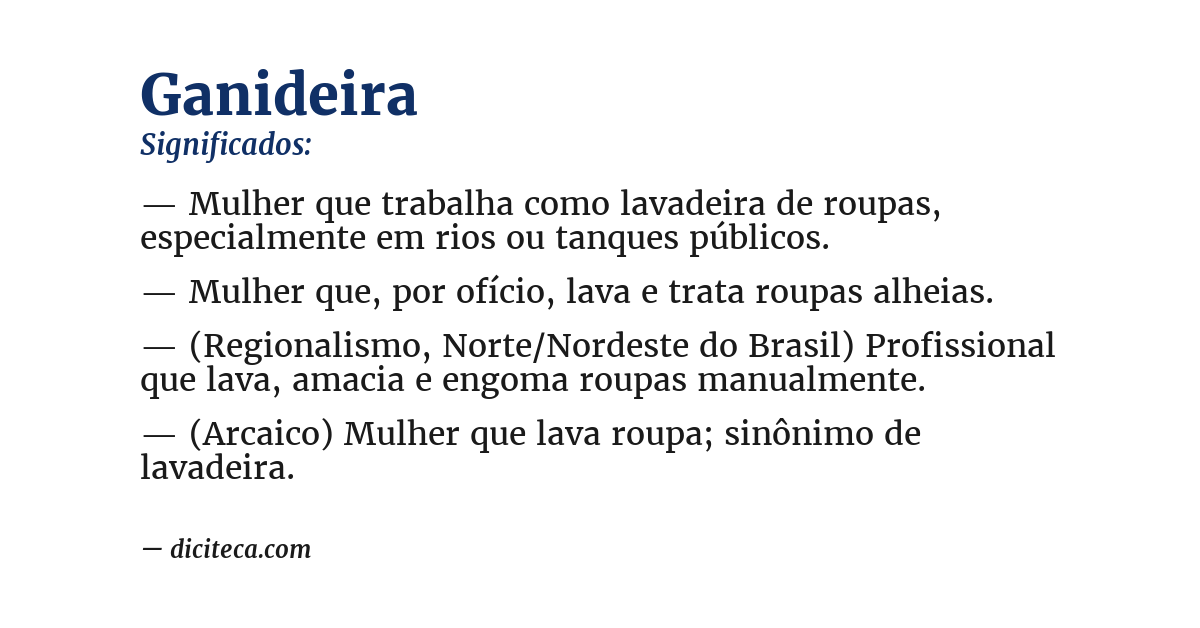 Significado de ganideira