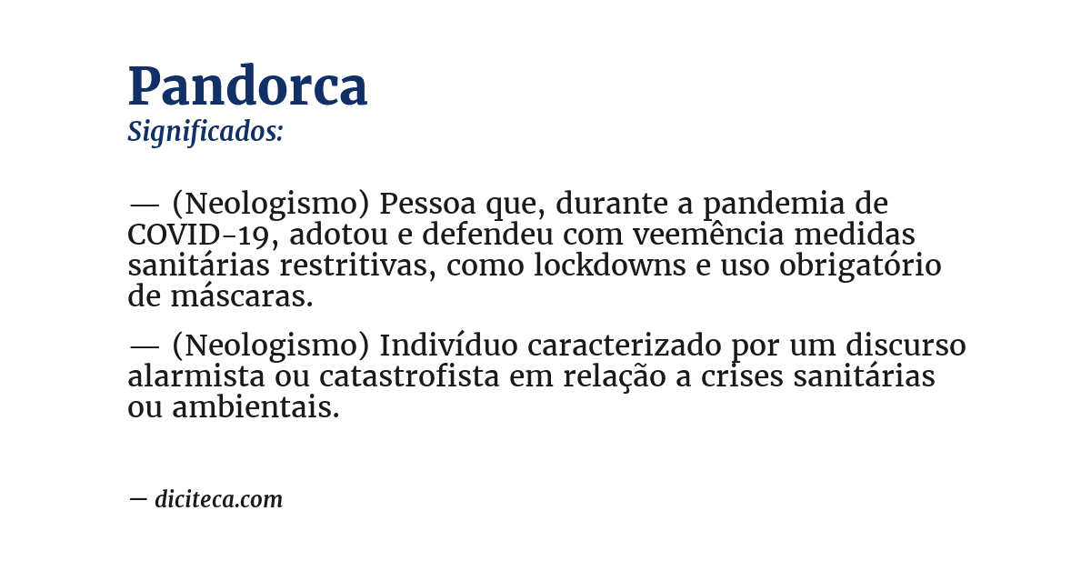 Significado de pandorca
