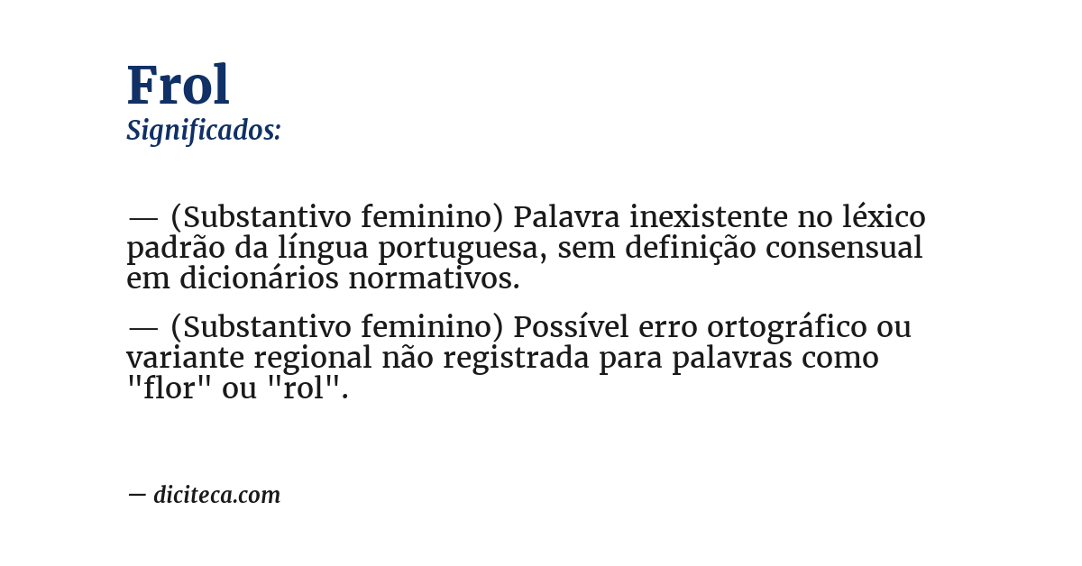 Significado de frol