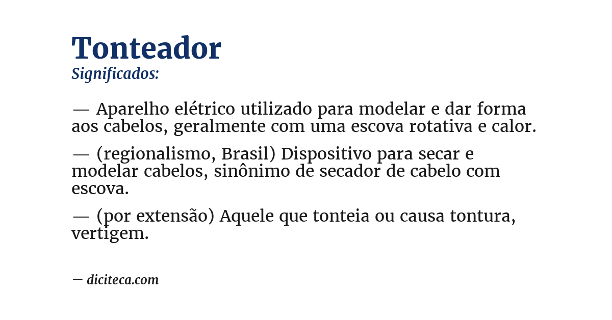 Significado de tonteador