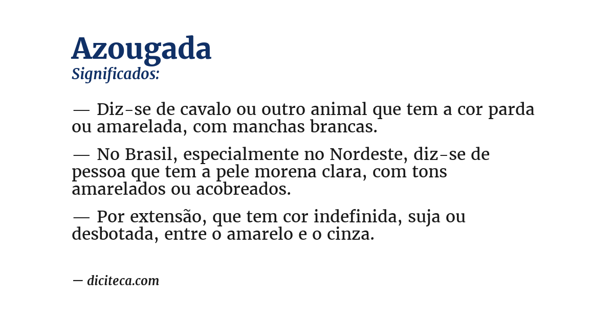 Significado de azougada