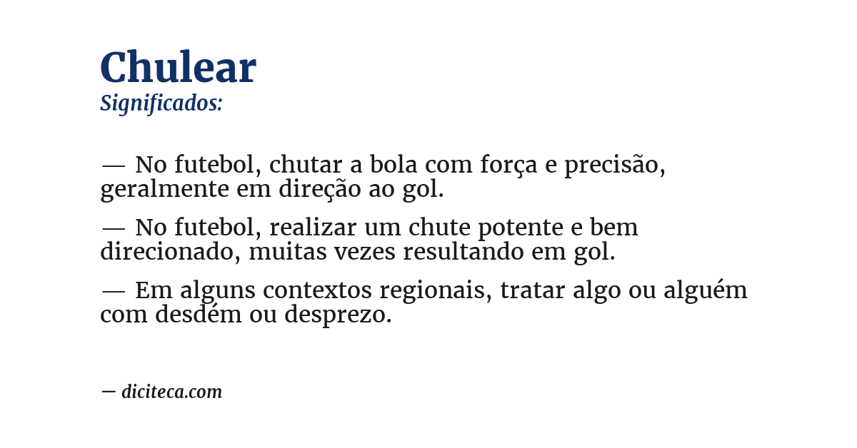 Significado de chulear