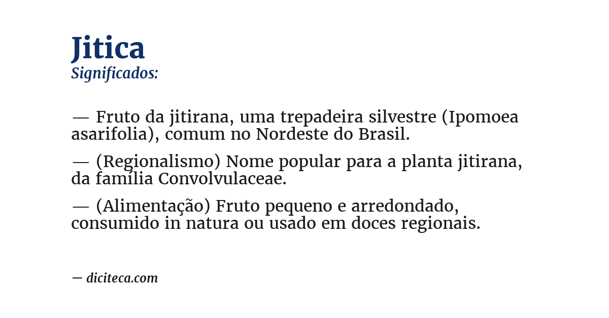 Significado de jitica