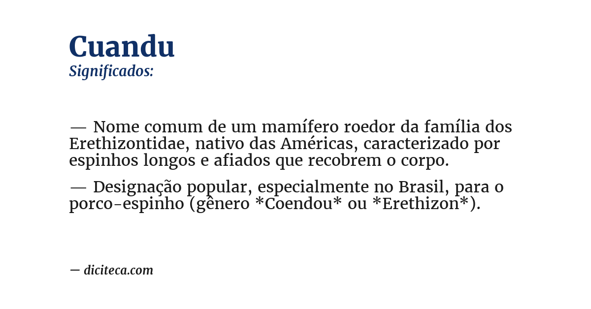 Significado de cuandu
