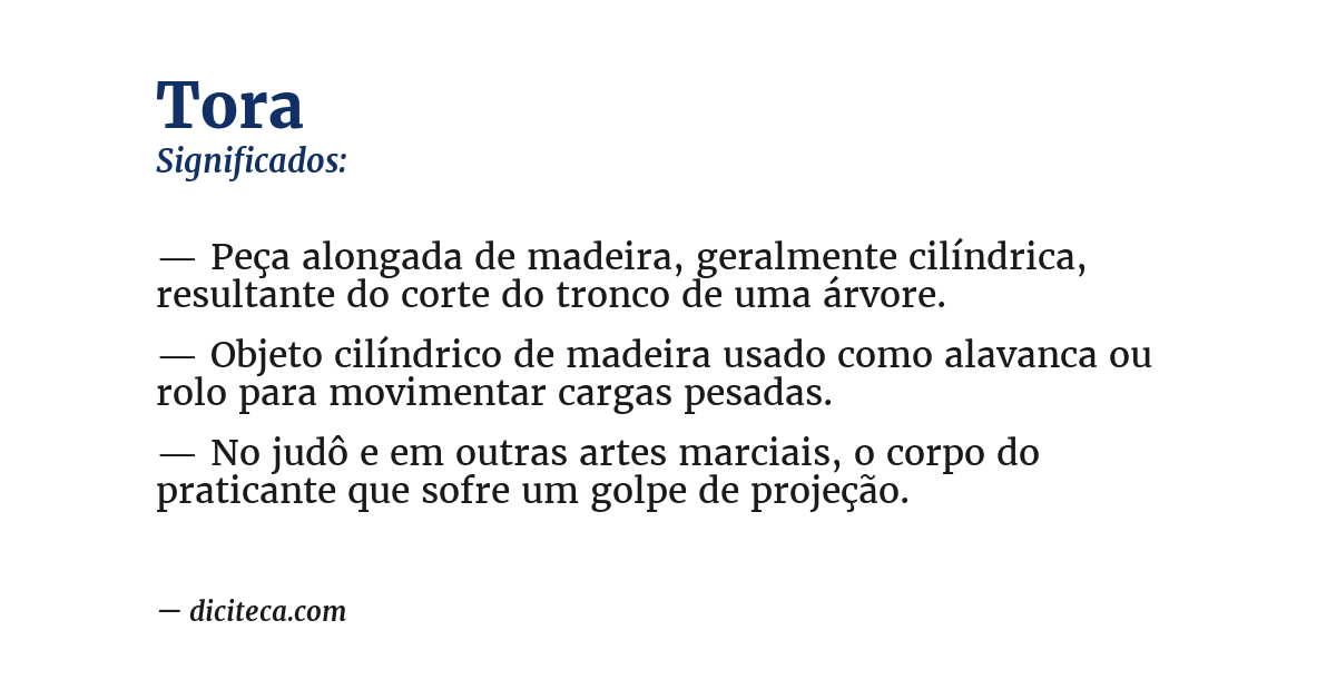 Significado de tora