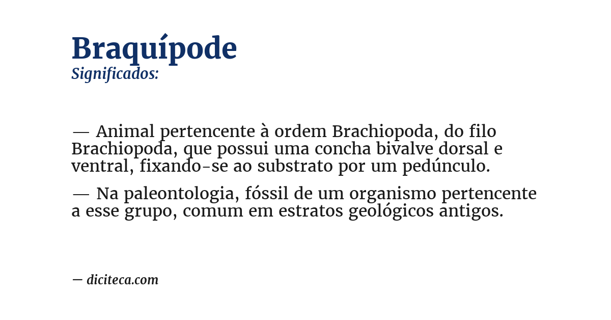 Significado de braquípode