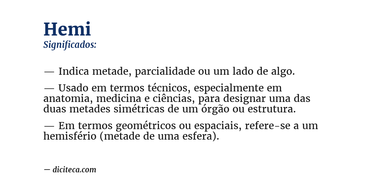 Significado de hemi