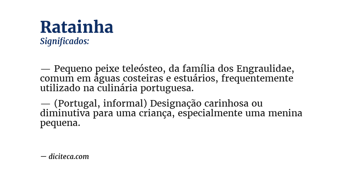 Significado de ratainha
