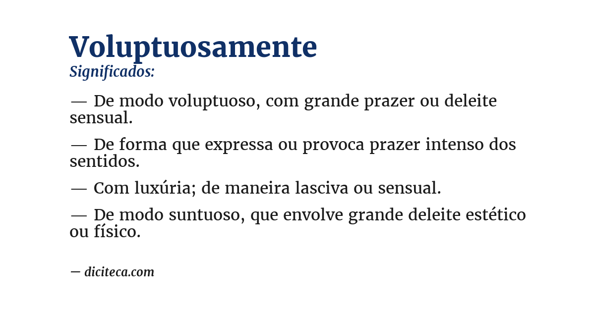 Significado de voluptuosamente