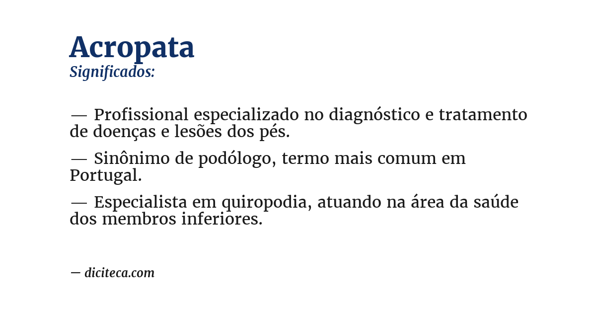 Significado de acropata