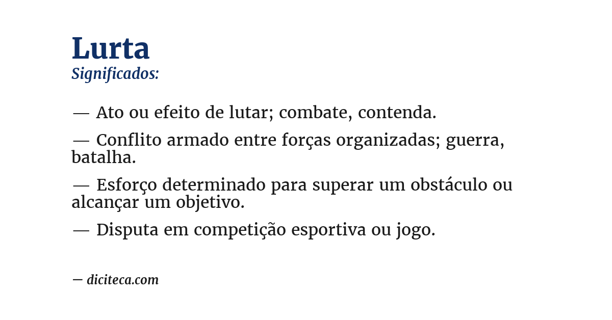 Significado de lurta