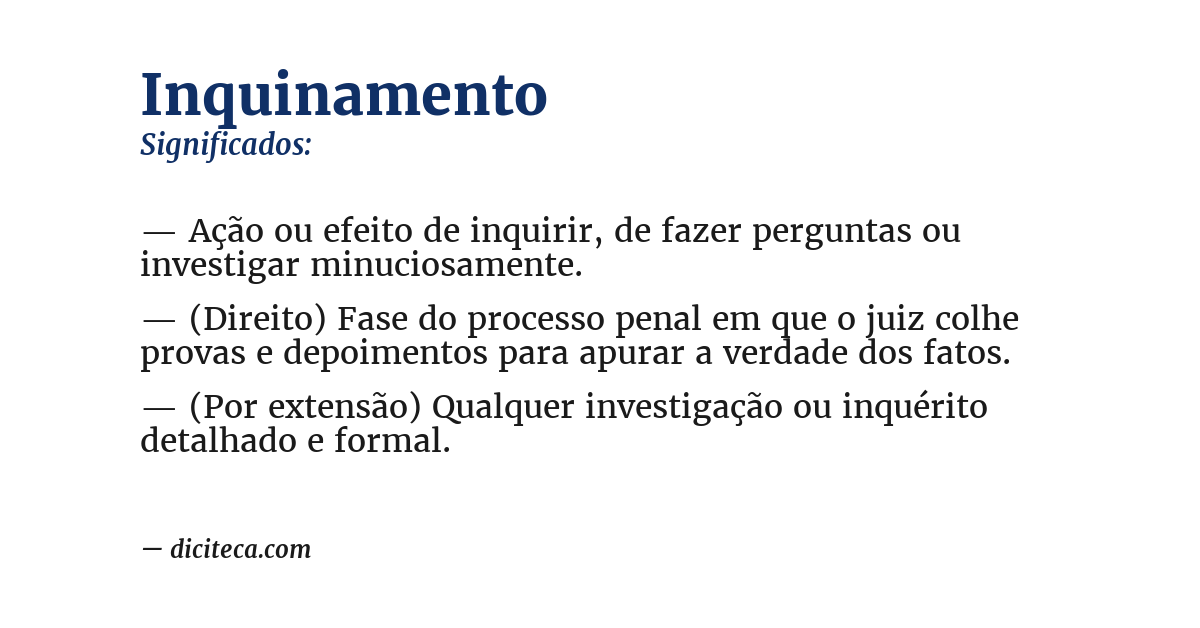 Significado de inquinamento