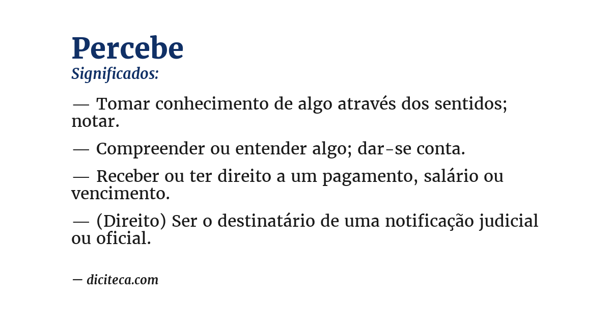 Significado de percebe