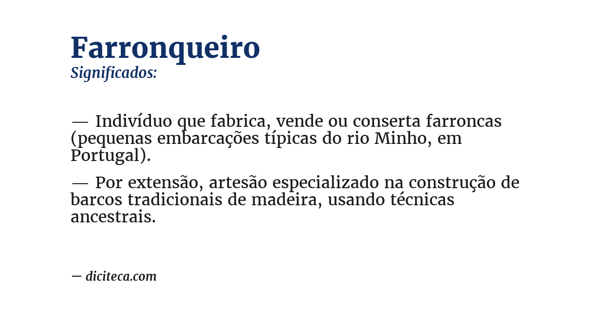 Significado de farronqueiro
