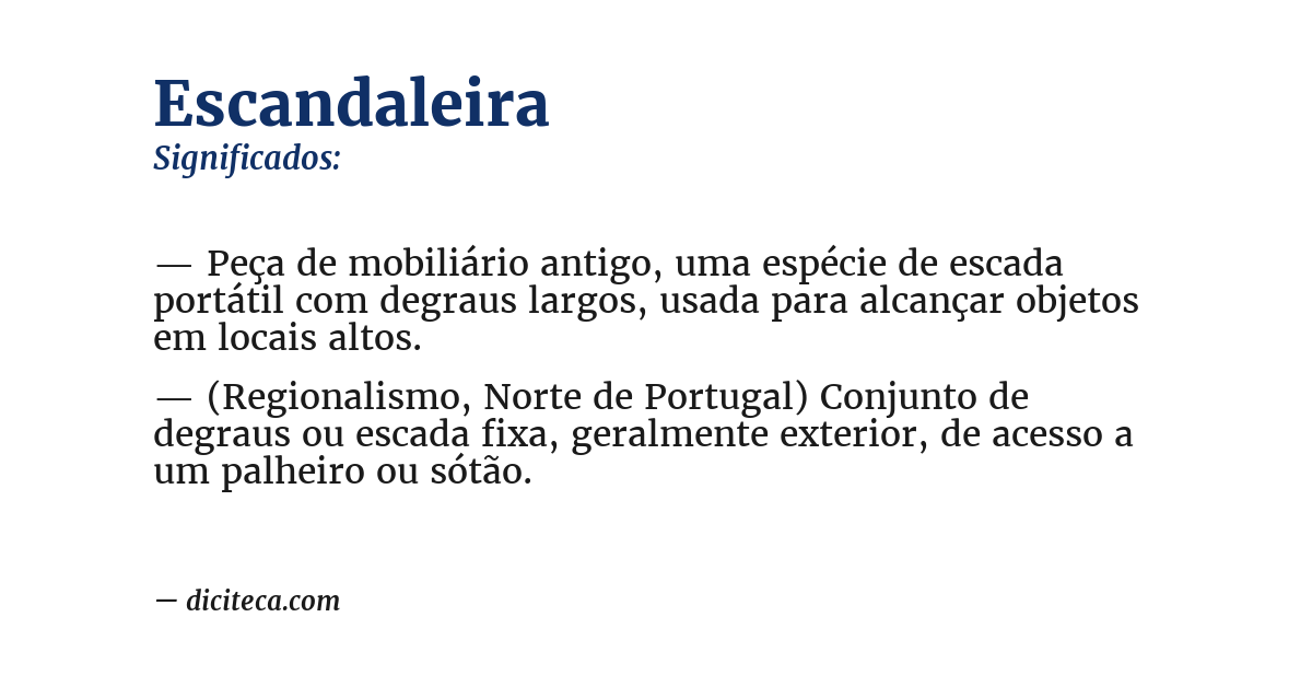 Significado de escandaleira