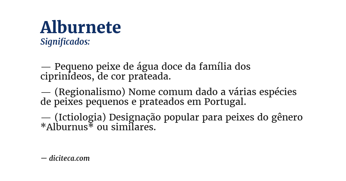 Significado de alburnete