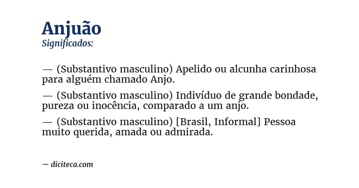 Significado de anjuão