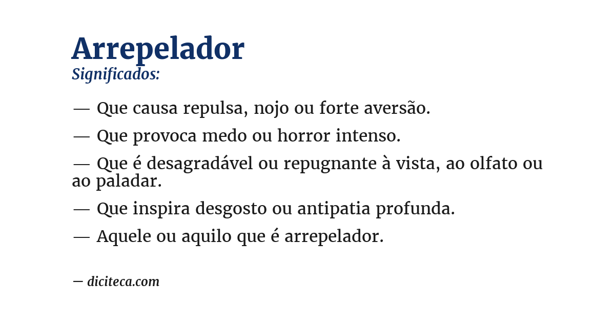 Significado de arrepelador