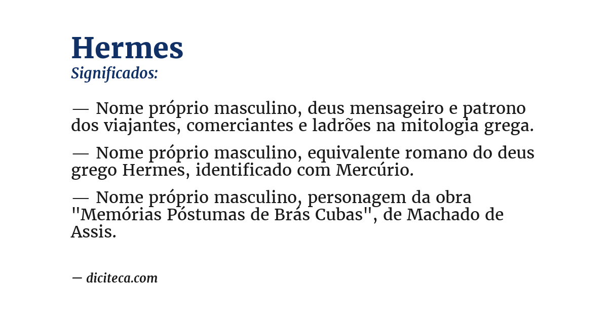 Significado de hermes
