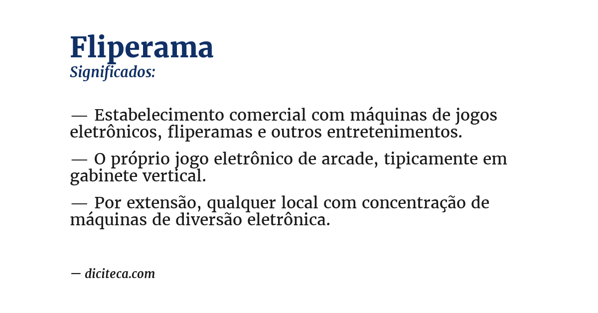 Significado de fliperama