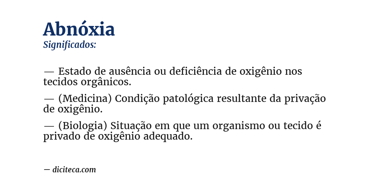 Significado de abnóxia
