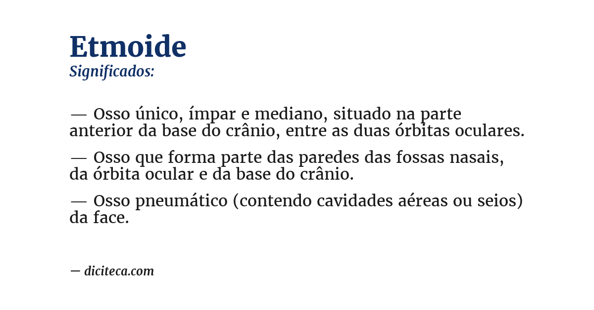 Significado de etmoide