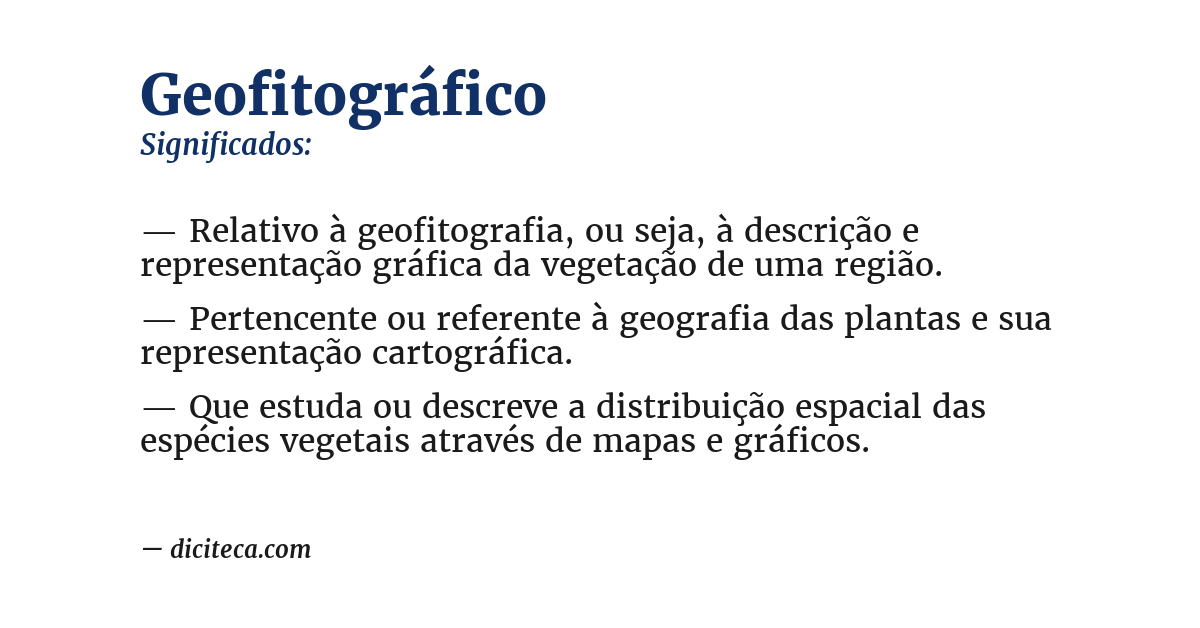 Significado de geofitográfico