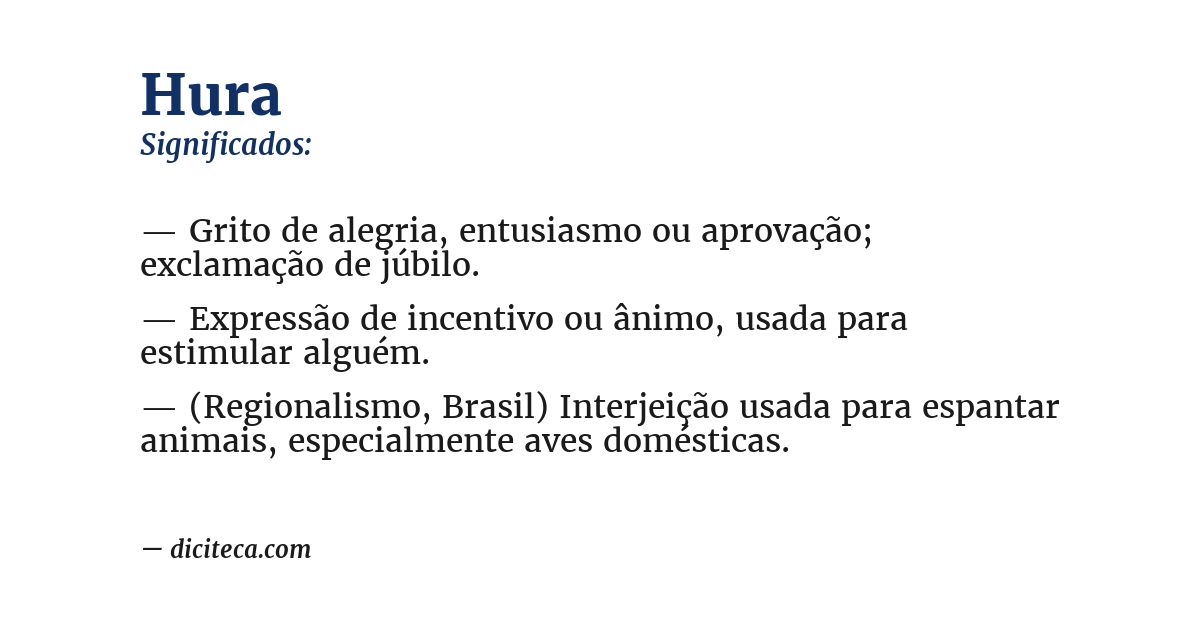Significado de hura