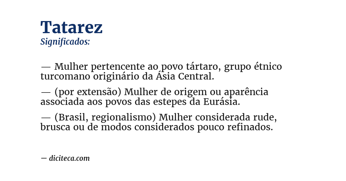 Significado de tatarez