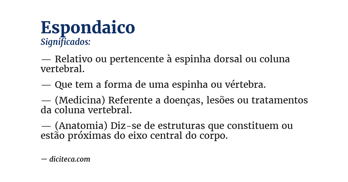 Significado de espondaico