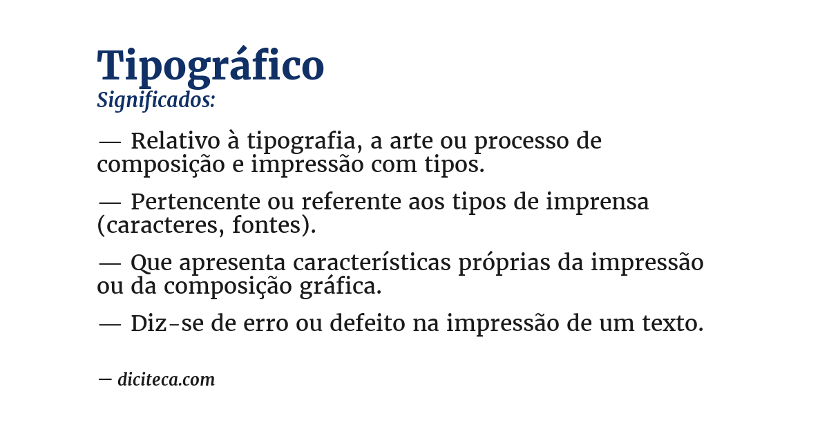Significado de tipográfico
