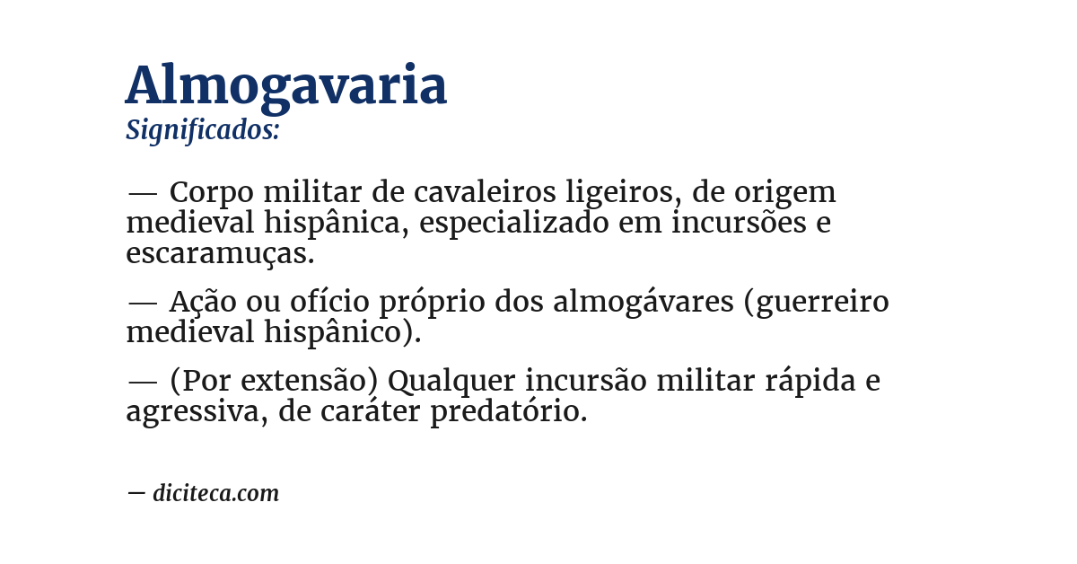 Significado de almogavaria