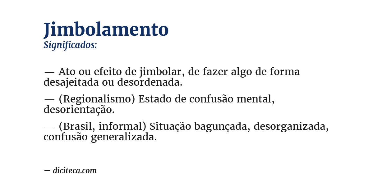 Significado de jimbolamento