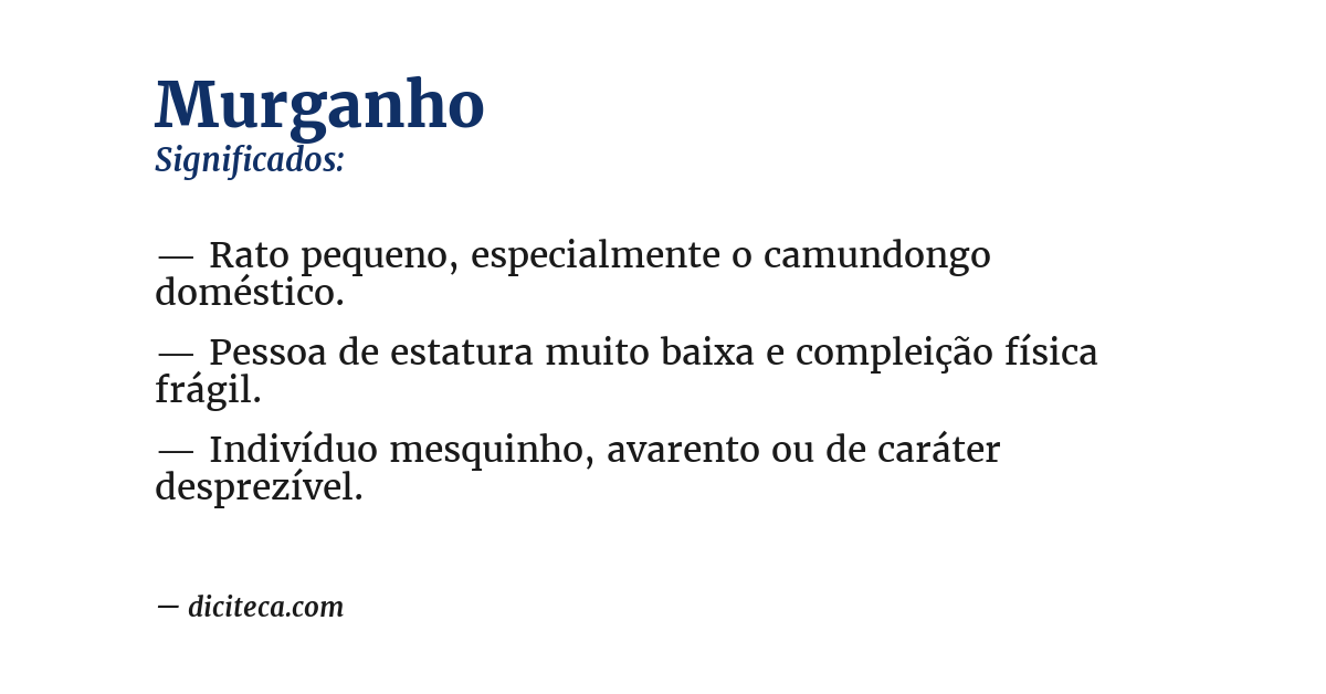 Significado de murganho