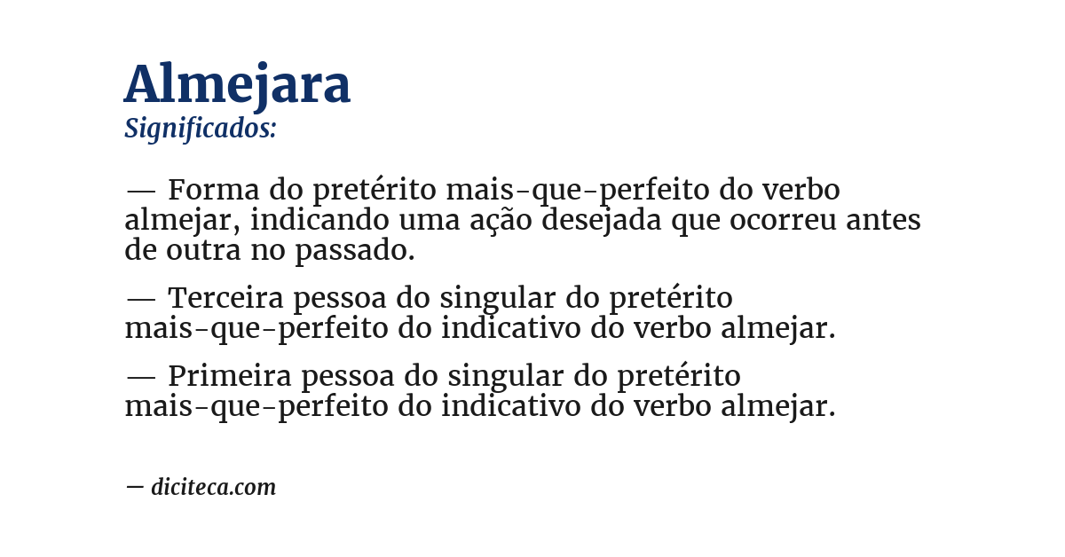 Significado de almejara