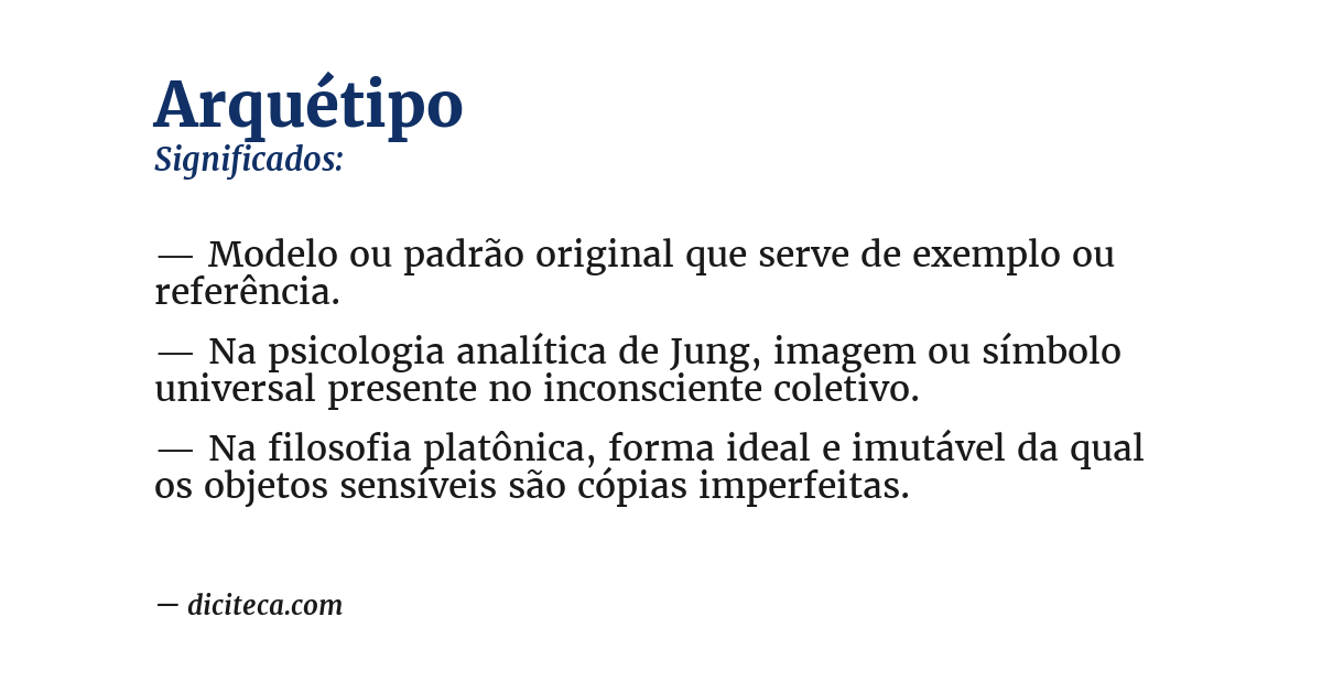 Significado de arquétipo