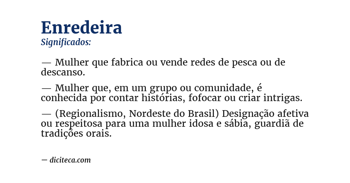 Significado de enredeira