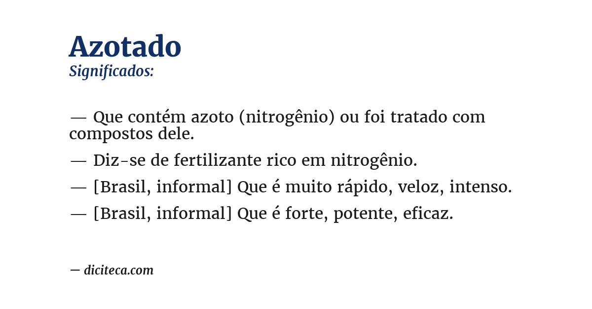 Significado de azotado