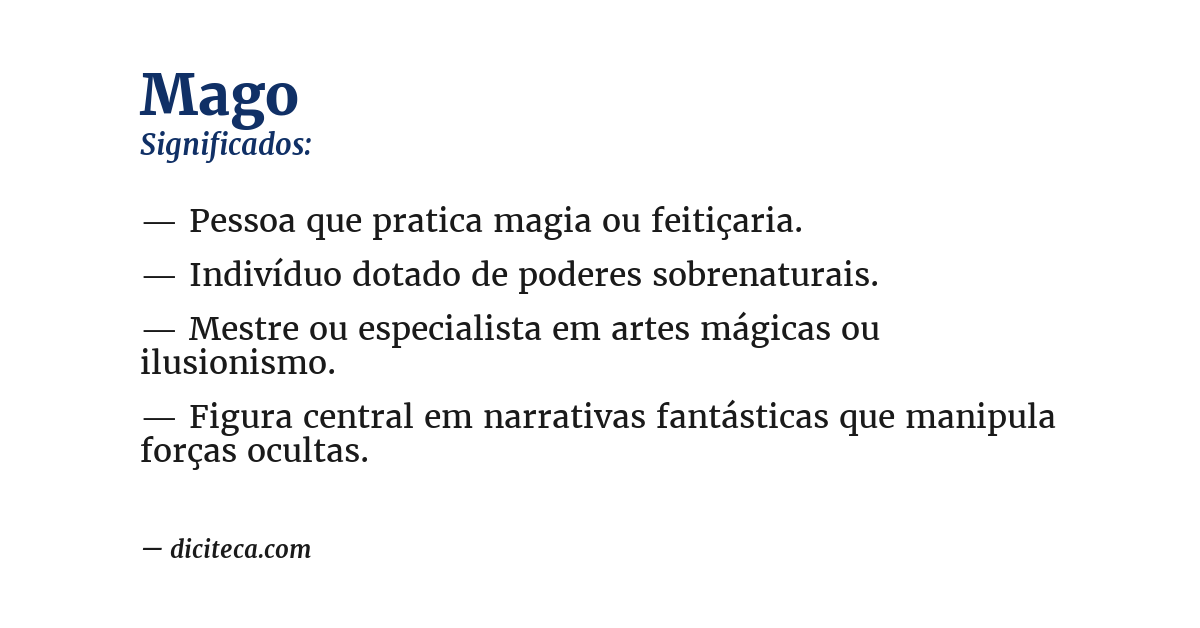 Significado de mago