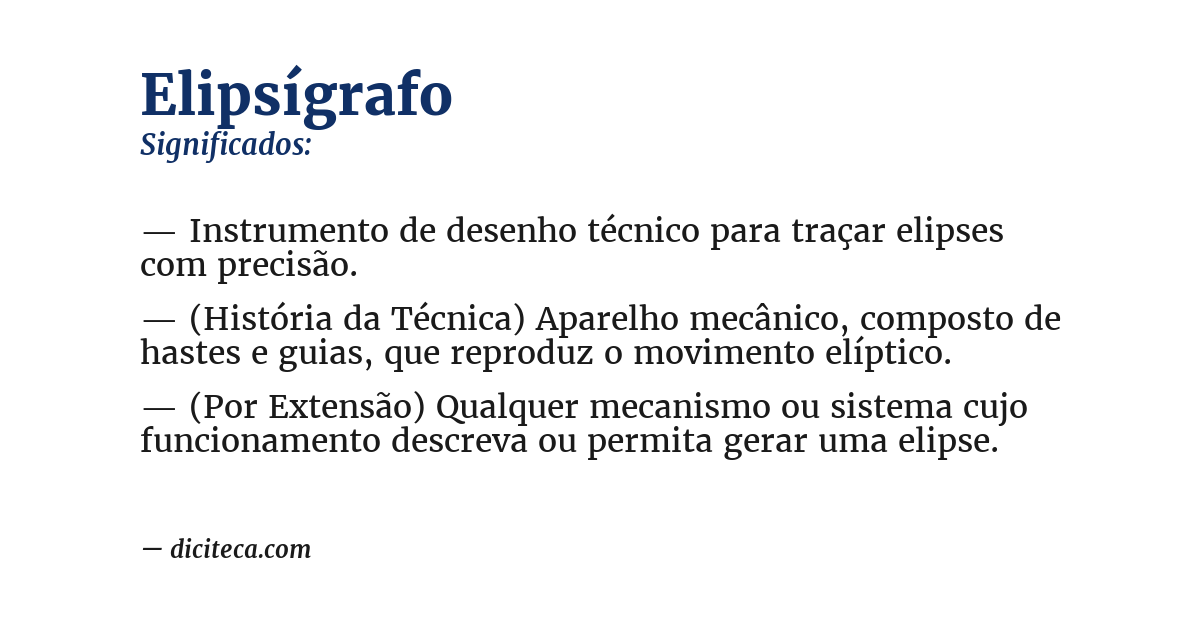 Significado de elipsígrafo