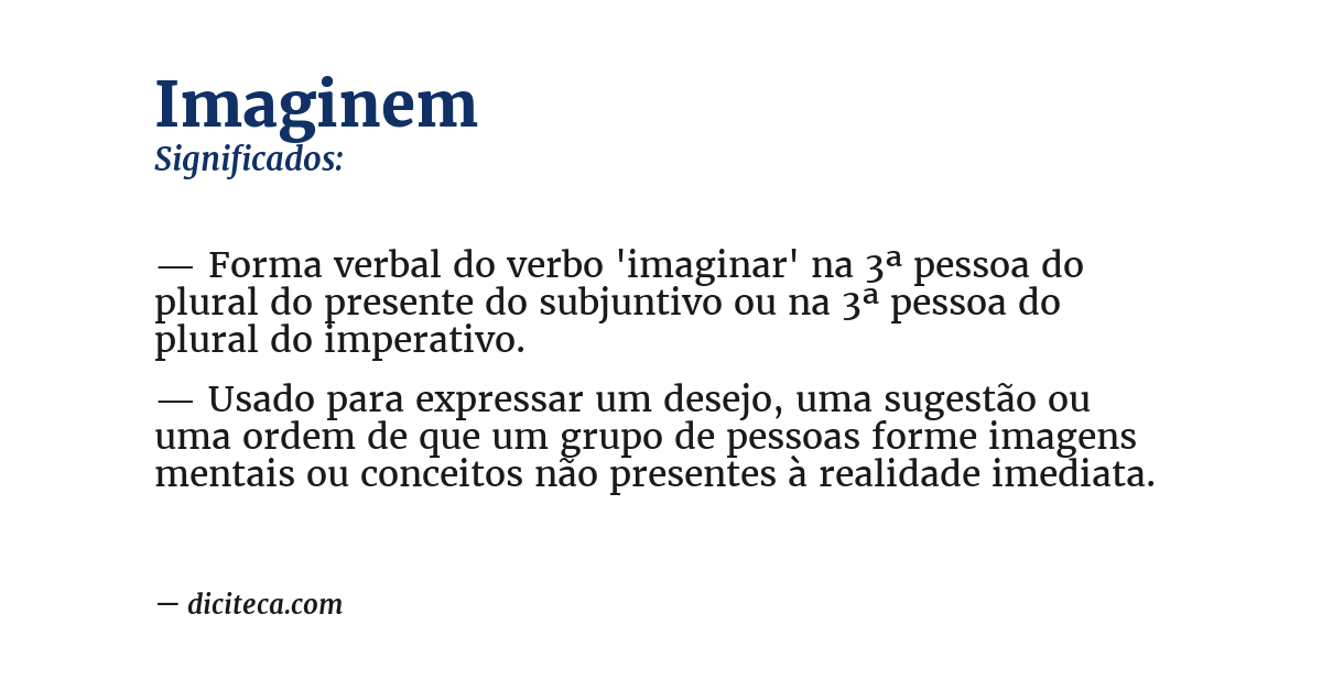 Significado de imaginem